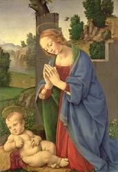 La Vierge adorant l